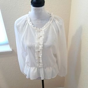 Zara long sleeve blouse